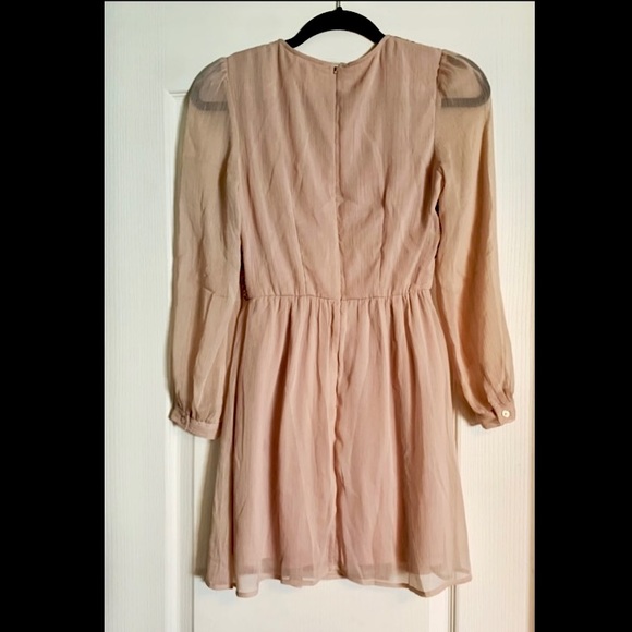 PINS AND NEEDLES light pink, lace/knit front, formal dress - Picture 2 of 5